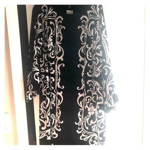 NWT INC Plus Size Dress 0X Black and White